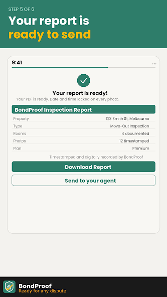 BondProof photo capture workflow